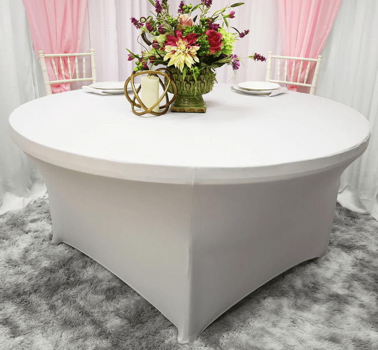5FT Round Spandex Table Cover