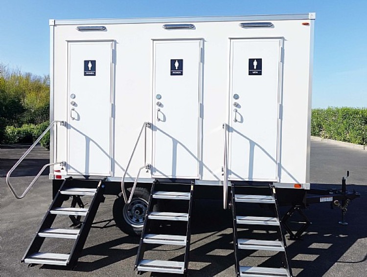 3 Station Restroom Trailer